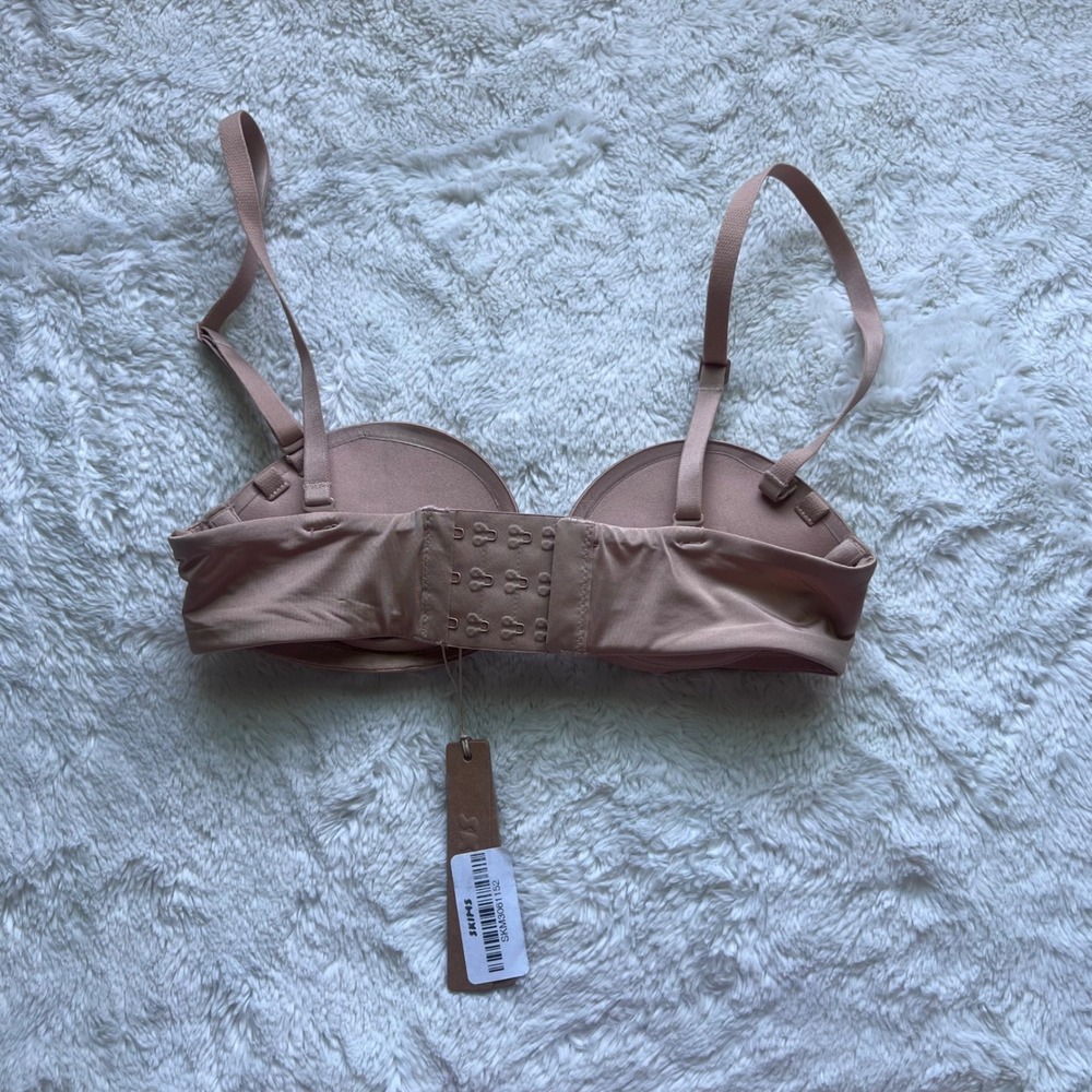 Skims Women's Ultimate Push-Up Strapless Bra Clay BA-BAN-9056 Size 30A NWT - Picture 6 of 12